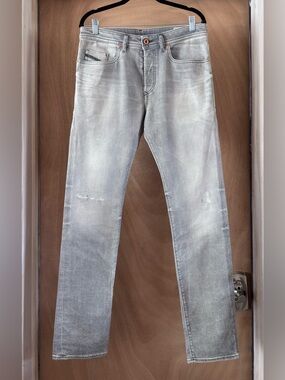 Diesel Buster Jeans 0699J Grey Wash Slim Tapered  Men’s 32x32